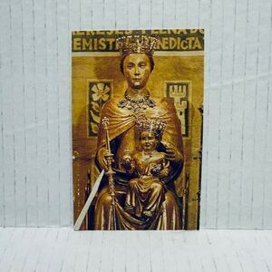 Basilica of Our Lady of Mercy Barcelona Prayer Card Madonna of Mercy